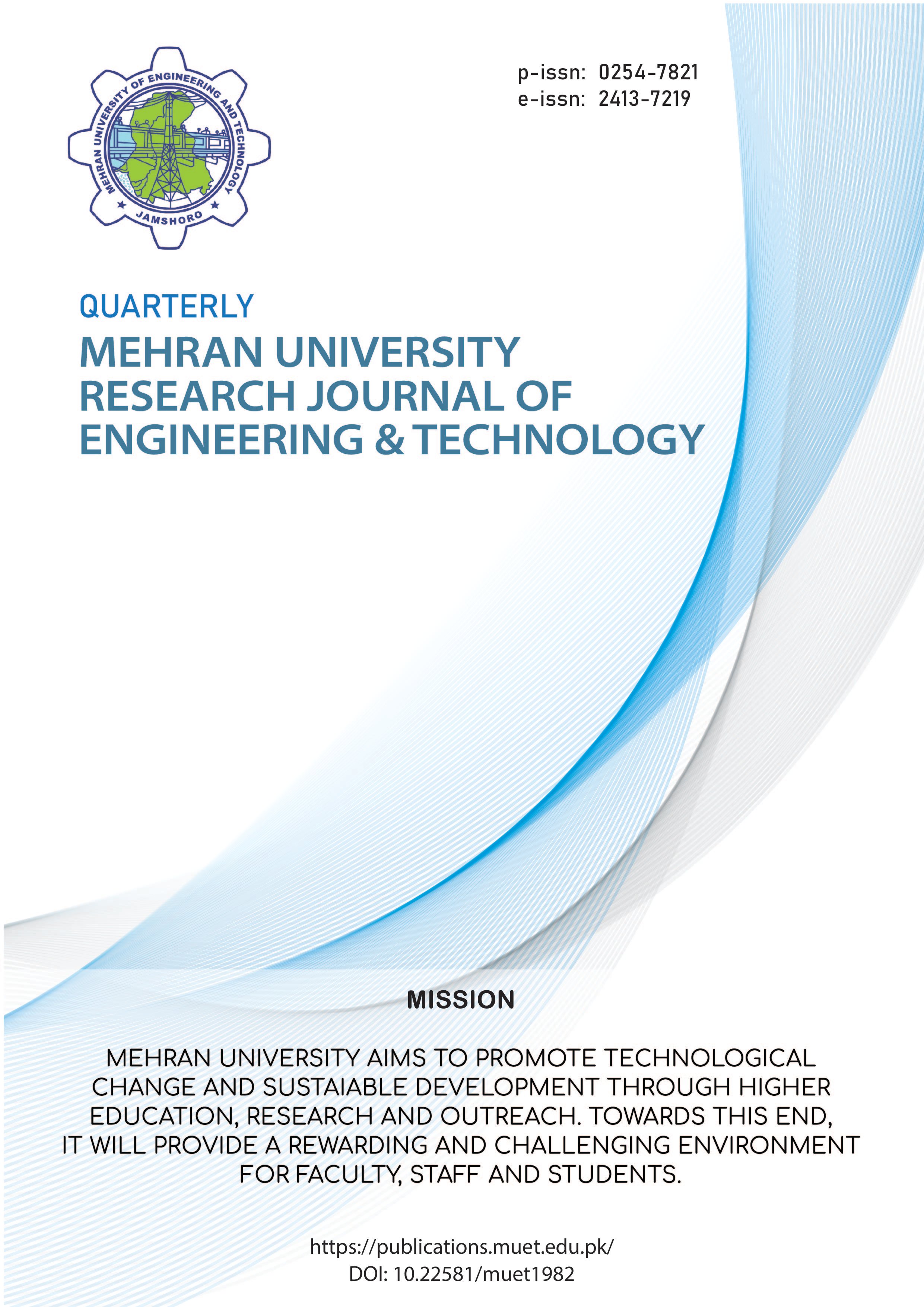 Mehran University Research Journal Of Engineering And Technology